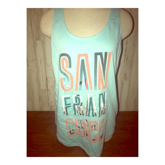San Fran Razor Back  Tank Top - Picture 1 of 2
